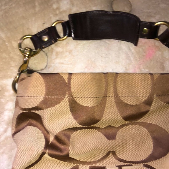 COACH LIMITED EDITION CARLY SIGNATURE HOBO BAG - Picture 1 of 16